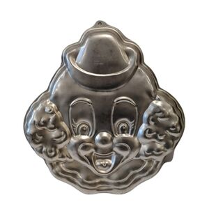 VINTAGE Wilton clown face cake pan